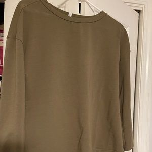 Green Long Sleeve T Shirt